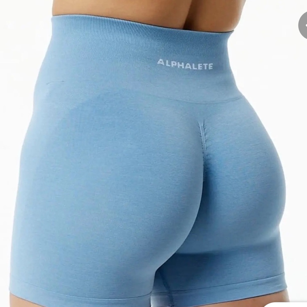 ALPHALETE OG Amplify Shorts | 4.5” Light Blue Size S